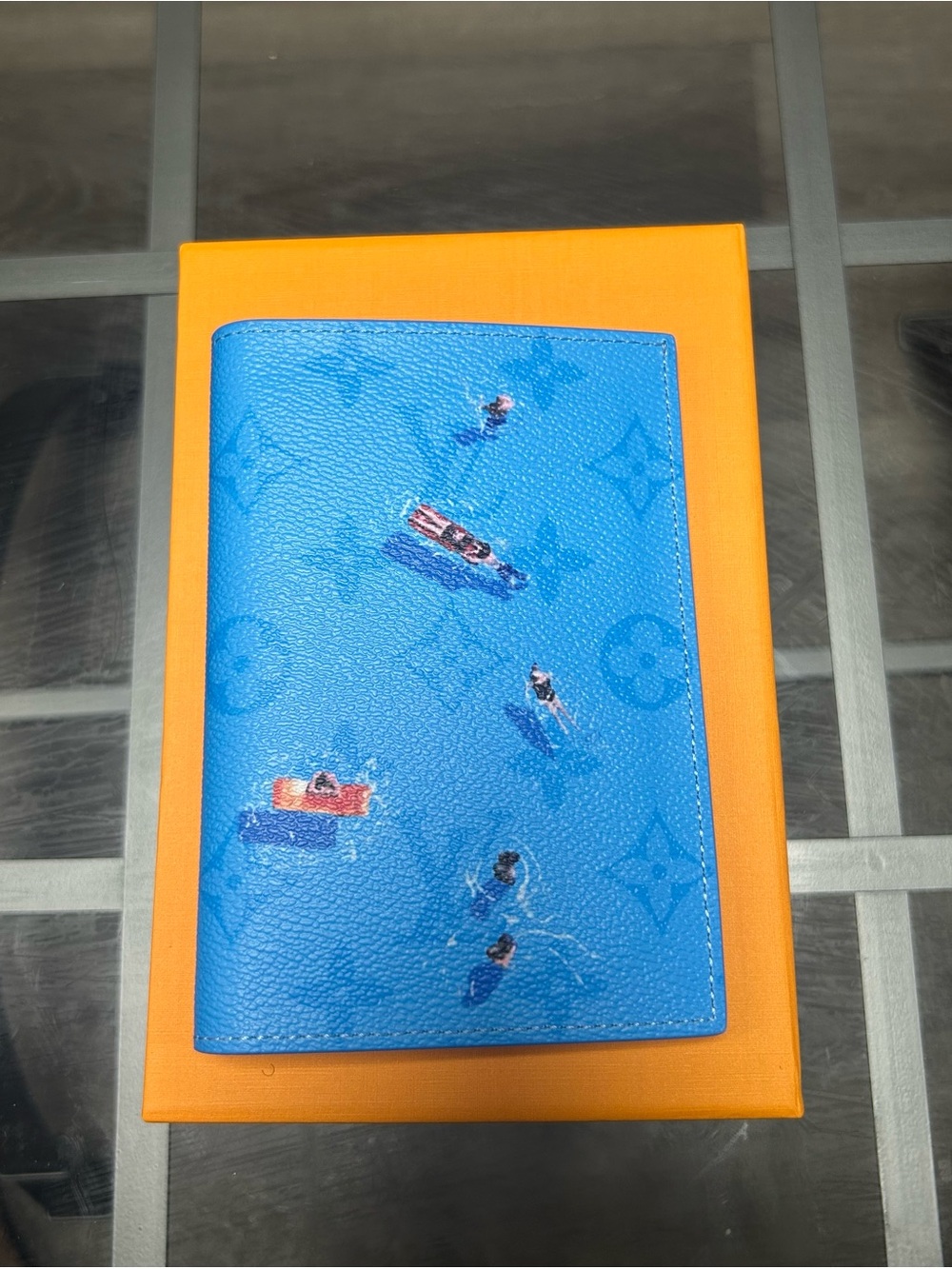 Louis Vuitton Blue Lagoon Passport Holder